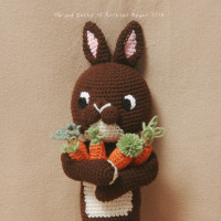 Amigurumi Chocolate Otter Bunny  チョコレートオターうさぎのあみぐるみ